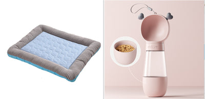 Colchoneta Refrescante para Perros y Gatos - Cama Fresca de Seda de Hielo Azul - Image 13