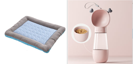 Colchoneta Refrescante para Perros y Gatos - Cama Fresca de Seda de Hielo Azul - Image 13