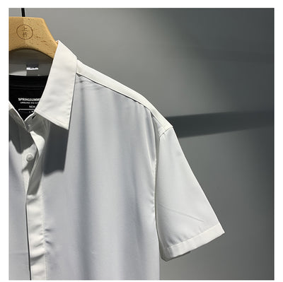 Camisa de Seda de Hielo sin Planchado para Hombre - Image 10