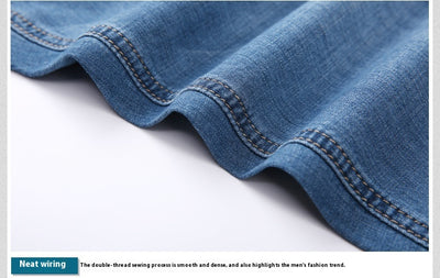 Shorts de Mezclilla Holgados con Máximo Estiramiento para Hombre - Image 16