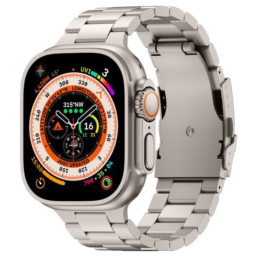 Correa de Titanio Tres Eslabones para Apple Watch S10 - Image 22