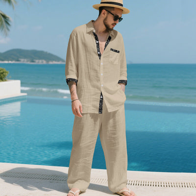 Conjunto de Lino para Hombre: Camisa y Pantalón - Image 42