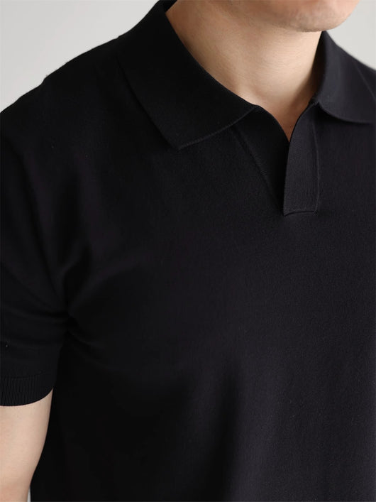 Suéter Tipo Polo de Seda Helada para Hombre - Diseño Sofisticado y Fresco - Image 30