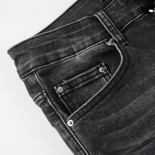 Pantalones Denim Slim Fit con Parches - Corte Moderno para Hombre - Image 15