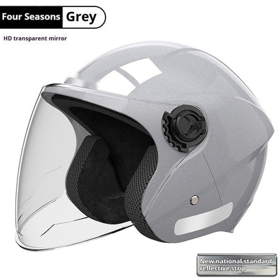 Casco de Moto Eléctrica con Aislamiento Térmico y Protección Contra el Viento - Image 7