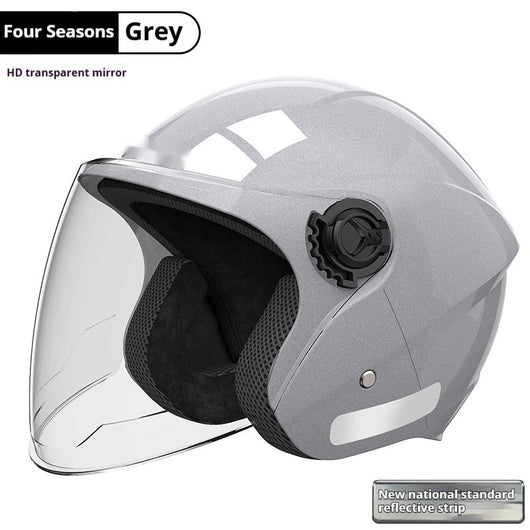 Casco de Moto Eléctrica con Aislamiento Térmico y Protección Contra el Viento - Image 7