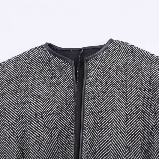 Abrigo Midi Elegante Estilo Británico con Diseño de Cintura de Encaje - Image 3