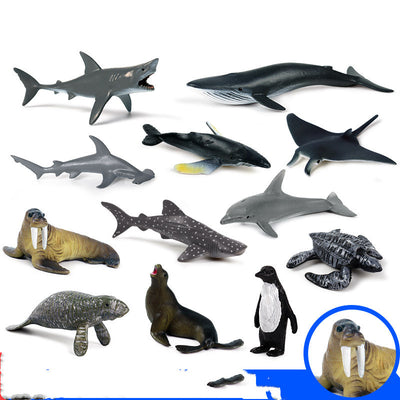Set de Figuras Marinas Miniatura - Escena Decorativa del Océano
