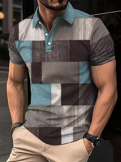 Polo Casual de Hombre con Rayas Estampadas - Image 10