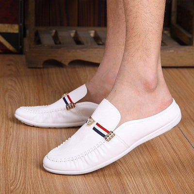 Mocasines Hombre Cuero Cerrados sin Talón - Comodidad Slip-On - Image 11