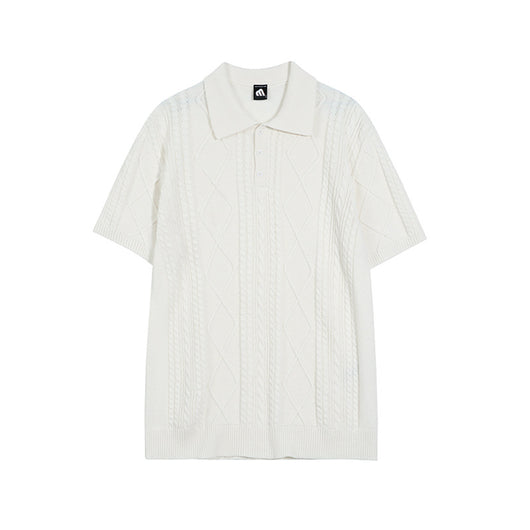 Suéter T-Shirt Hombre Cuello Solapa Verano Oversize - Image 4