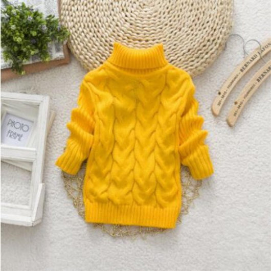 Suéter Cálido de Cuello Alto para Niños - Image 13