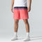 Pantalones Cortos Deportivos Ice Silk Degradado para Hombre - Ideales para Playa y Verano