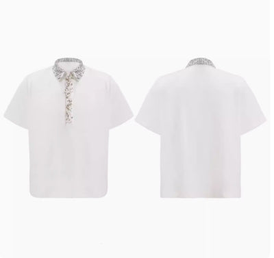 Blusa Suelta con Escote Cuadrado y Lentejuelas - Image 3