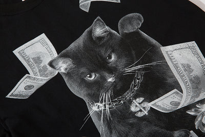 Playera Estampada con Gatos para Hombre - Image 16
