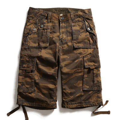Pantalones Cortos Cargo Camuflaje Talla Grande - 5 Bolsillos Funcionales - Image 2