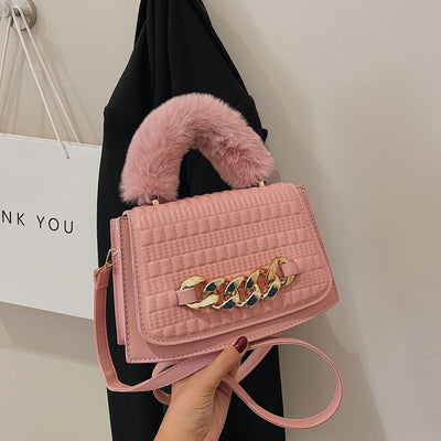 Bolso de Mano Acolchado con Cadena - Bandolera para Mujer - Image 14