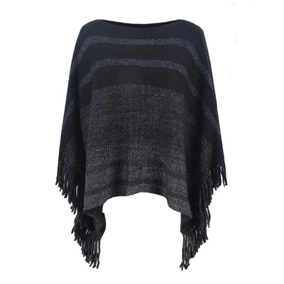 Chal Elegante con Borlas y Escote Descubierto - Estilo Europeo - Image 7