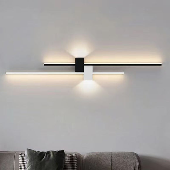Lámpara de Pared Líneas Modernas para Sala y Dormitorio