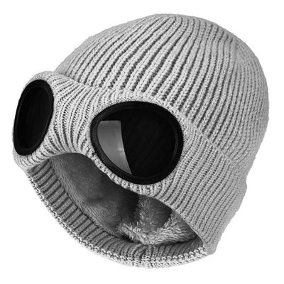 Gorro Tejido Abrigado con Gafas Protectoras - Protección Térmica Unisex Otoño Invierno - Image 10