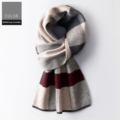 Bufanda Cuadros para Hombre Reversible - Abrigo Invierno Doble Cara - Image 20