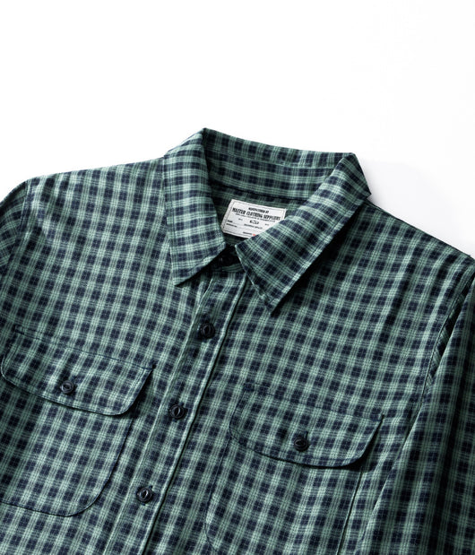 Camisa de Cuadros Retro Clásica de Manga Larga - Image 23