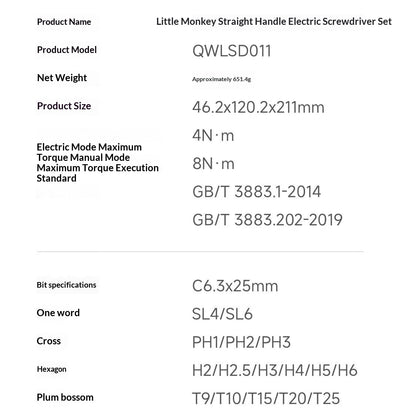 Destornillador Eléctrico Automático Reversible para el Hogar - Image 13