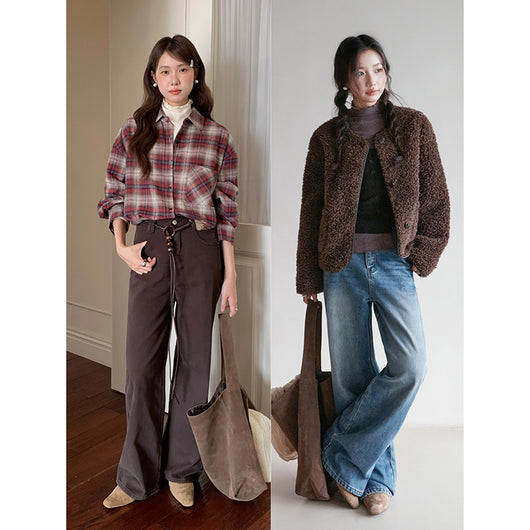 Jeans Rectos Elegantes para Mujer con Cinturón Incluido - Image 5