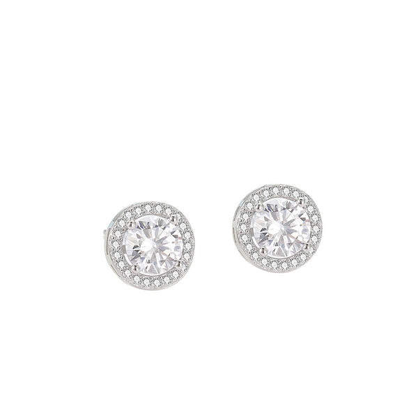 Aretes de Diamantes Blancos con Personalidad - Joyería de Moda Internacional - Image 3