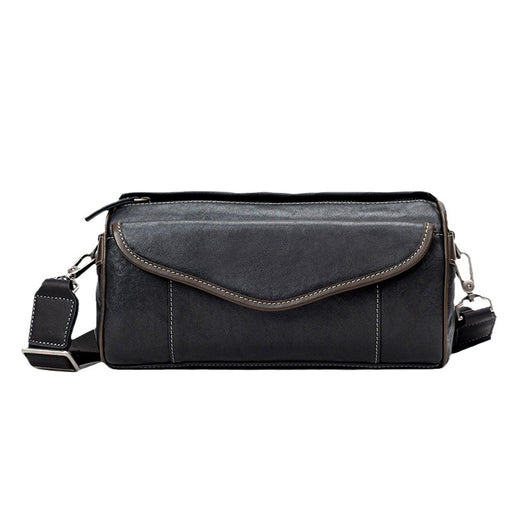 Bolsa Crossbody de Cuero Curtido al Vegetal para Hombre - Estilo Vintage - Image 5