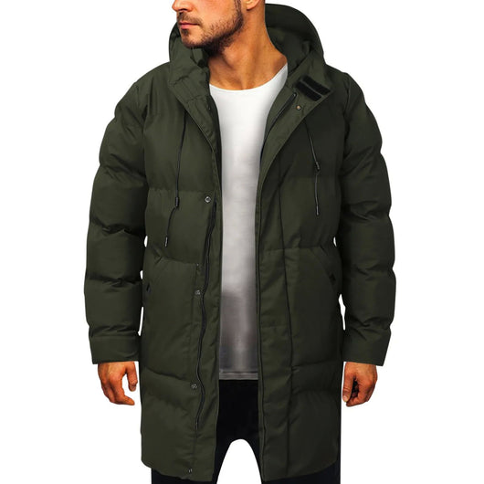 Abrigo Impermeable con Capucha para Hombre - Chaqueta Térmica de Invierno - Image 5