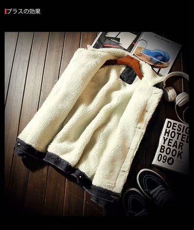 Chaqueta de Mezclilla de Algodón para Invierno Hombre - Image 6