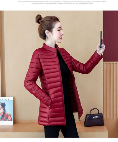 Chaqueta de Algodón Entallada Talla Grande - Corte Medio Ligero - Image 15