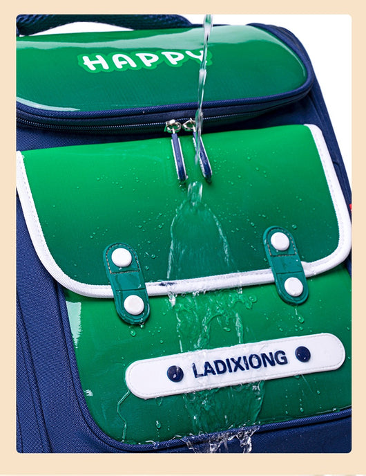 Mochila Escolar Infantil Ligera y de Gran Capacidad con Protección de Columna Estilo Británico - Image 17