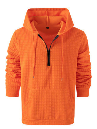 Sudadera Casual para Hombre con Diseño Jacquard Cuadros y Colores Sólidos - Image 17