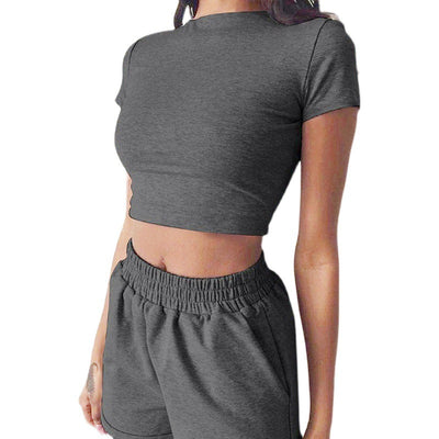 Conjunto Deportivo Ajustado para Mujer - Diseño Elegante y Versátil
