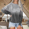 Suéter Casual de Cuello Redondo con Estampado 3D para Mujer