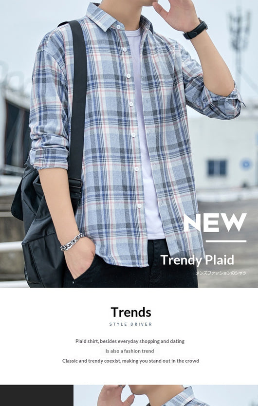Camisa Casual de Algodón Transpirable Ultraligera para Hombre - Image 13