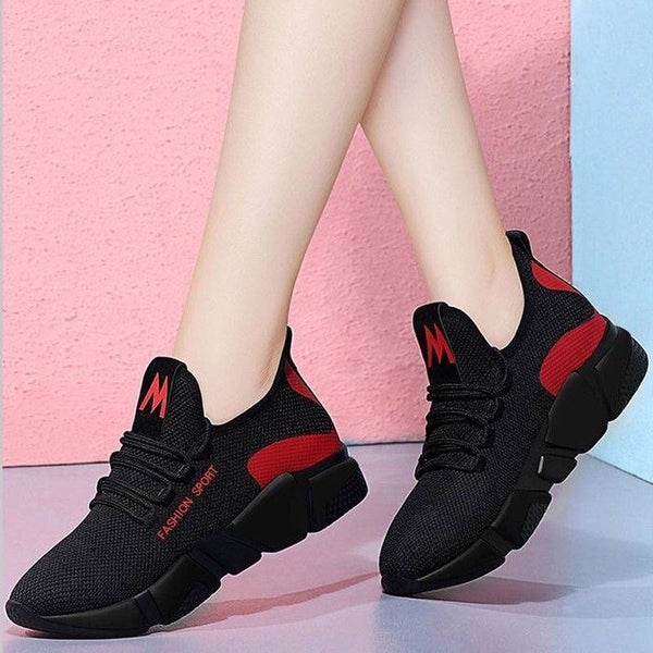 Zapatillas Deportivas para Mujer con Tacón Grueso