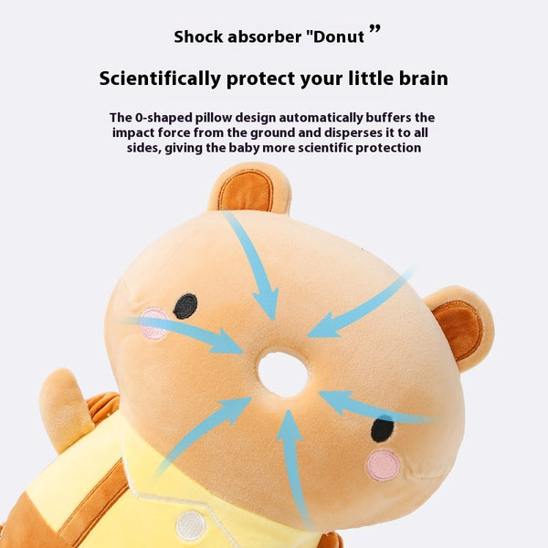 Protector de Cabeza Acolchado para Bebés con Diseño Divertido