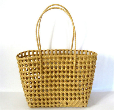 Bolsa Tejida Abierta de Fibra Natural - Cartera Basket Elegante - Image 23
