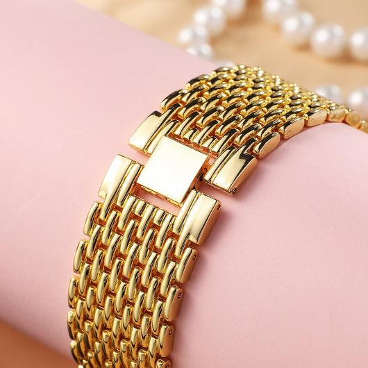Reloj Elegante para Dama con Banda de Acero y Diamantes Gypsophila - Image 7