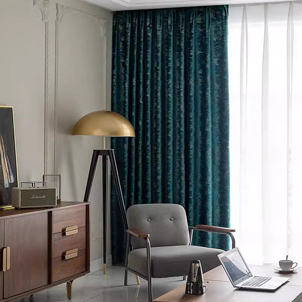 Cortinas de Terciopelo Premium Estilo Europeo Minimalista Moderno