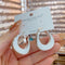 Aretes Geométricos Minimalistas con Efecto Degradado