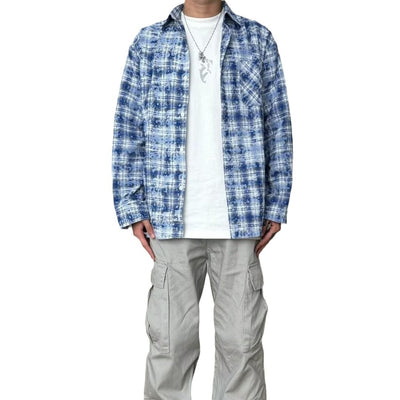 Camisa Suelta Manga Larga Estilo Japonés y Coreano para Hombre - Image 5