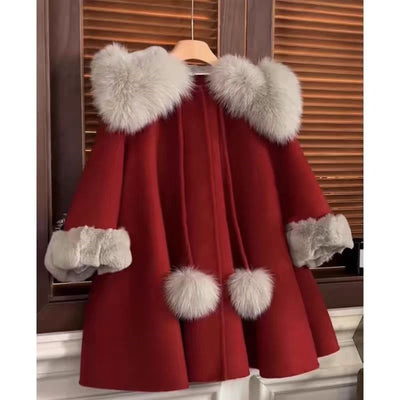 Abrigo de Lana con Pelaje de Zorro - Colección Invierno - Image 6