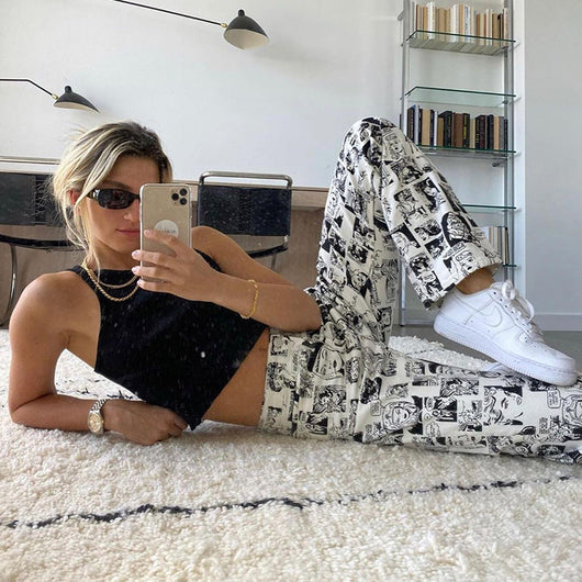 Pantalones Hipster con Estampado Cómics Urbano - Image 19