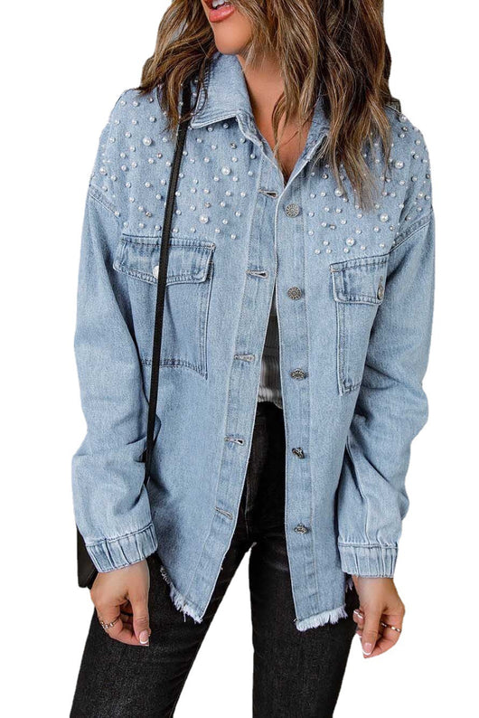 Chaqueta Denim Lavada de Manga Larga - Image 4