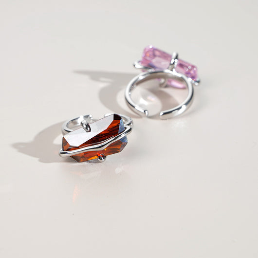 Anillo de Flor de Durazno Diseño Minimalista para Mujer - Image 11
