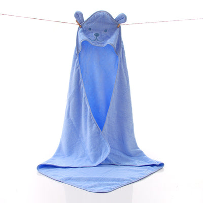 Toalla de Baño Infantil de Algodón con Osito Bordado - Image 5